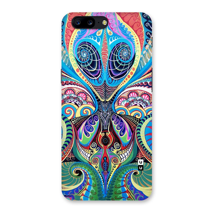 Alien Psychedelic Art Back Case for OnePlus 5
