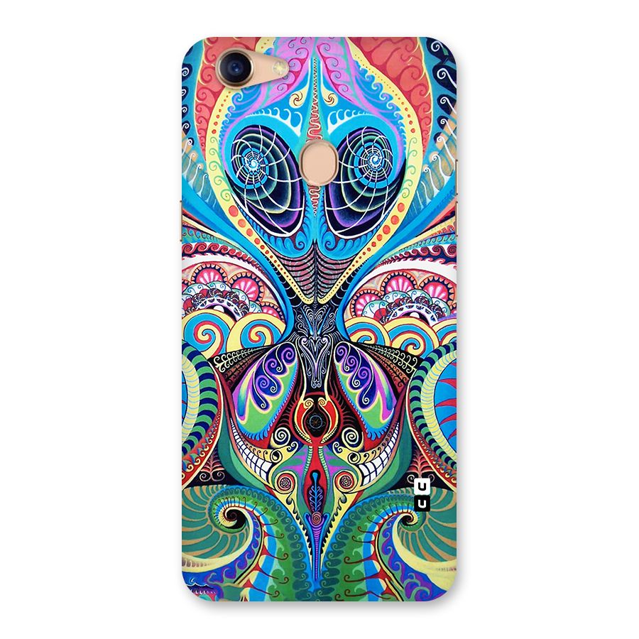 Alien Psychedelic Art Back Case for Oppo F5 Youth