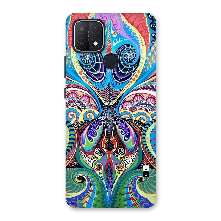 Alien Psychedelic Art Back Case for Oppo A15