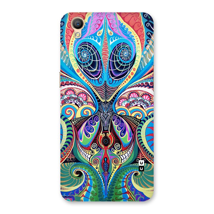Alien Psychedelic Art Back Case for Oppo A37