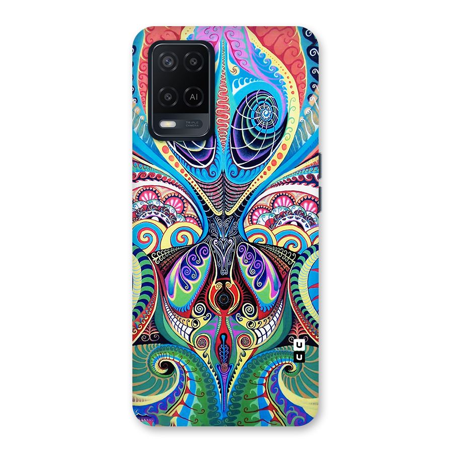Alien Psychedelic Art Back Case for Oppo A54