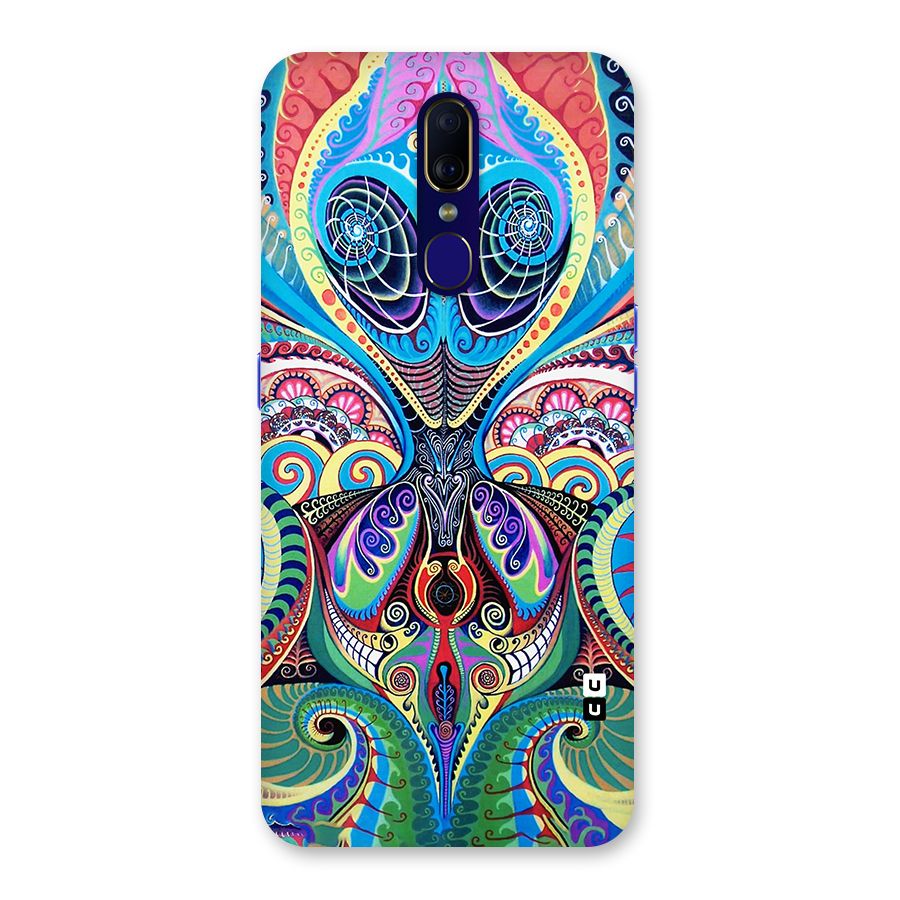 Alien Psychedelic Art Back Case for Oppo A9