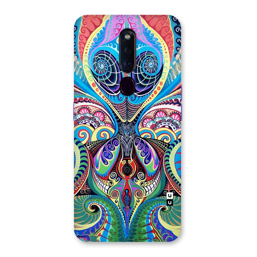 Alien Psychedelic Art Back Case for Oppo F11 Pro