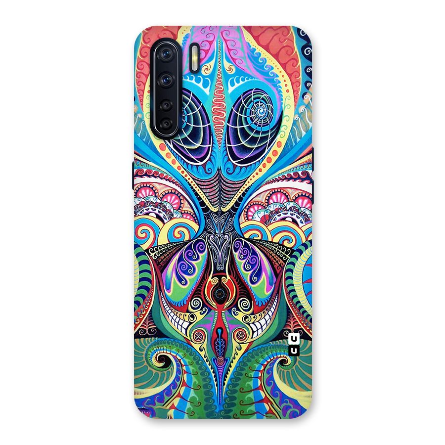 Alien Psychedelic Art Back Case for Oppo F15
