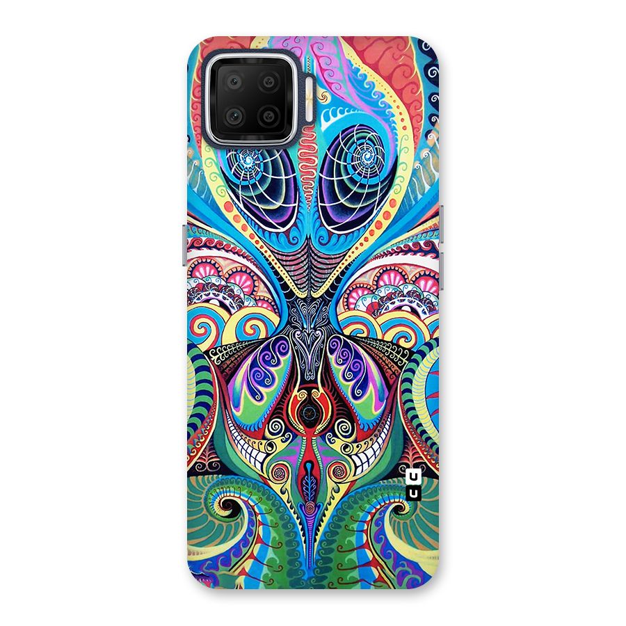 Alien Psychedelic Art Back Case for Oppo F17