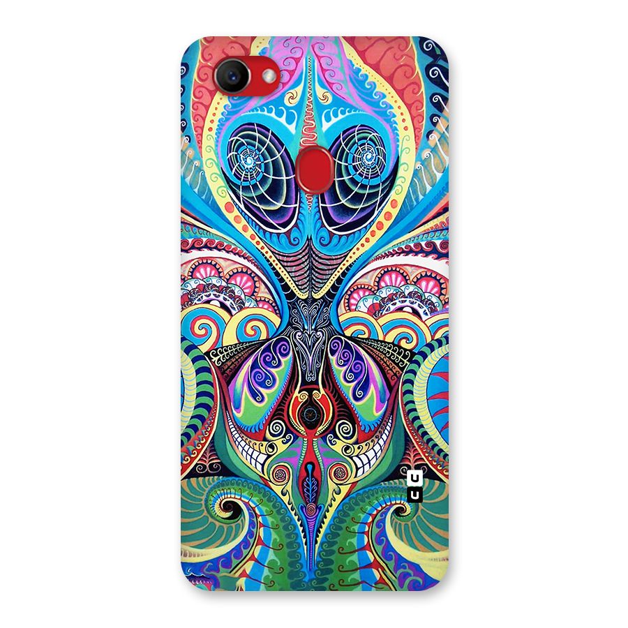 Alien Psychedelic Art Back Case for Oppo F7