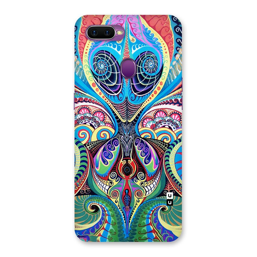Alien Psychedelic Art Back Case for Oppo F9