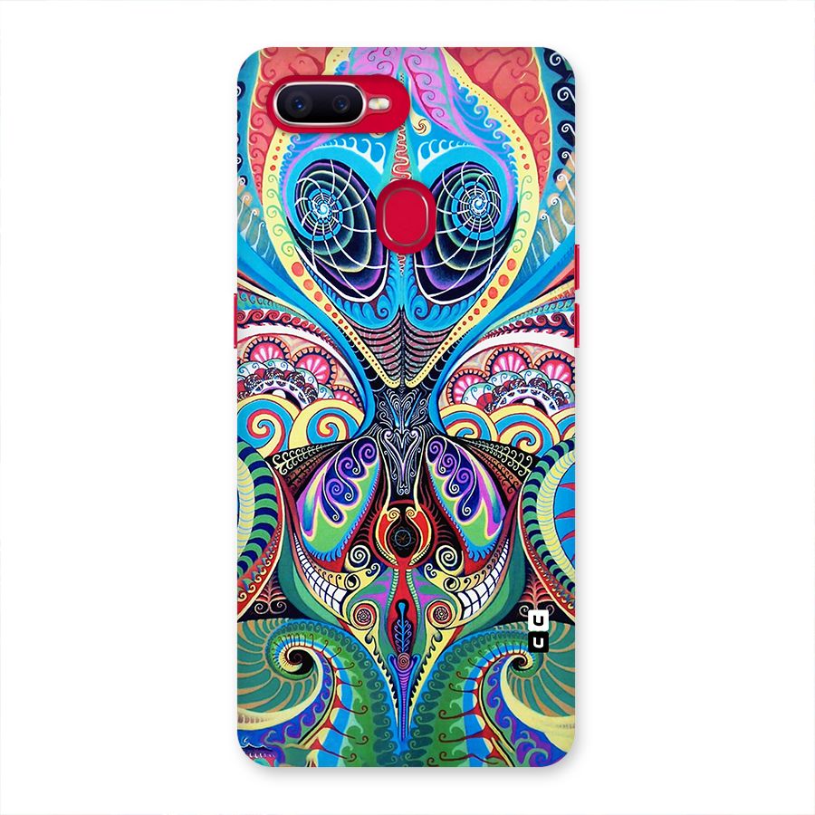 Alien Psychedelic Art Back Case for Oppo F9 Pro