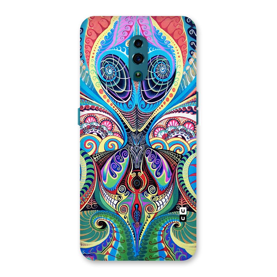 Alien Psychedelic Art Back Case for Oppo Reno