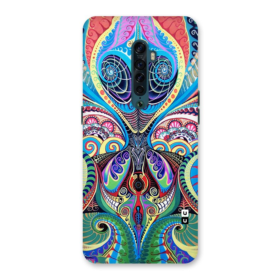 Alien Psychedelic Art Back Case for Oppo Reno2