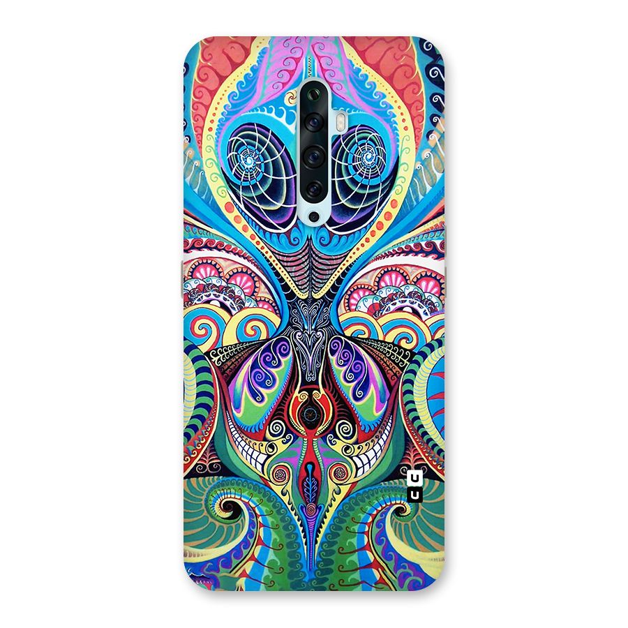 Alien Psychedelic Art Back Case for Oppo Reno2 F
