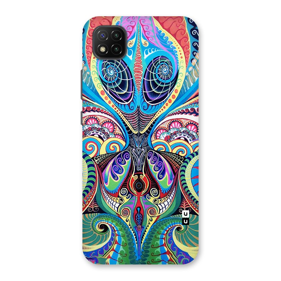 Alien Psychedelic Art Back Case for Poco C3