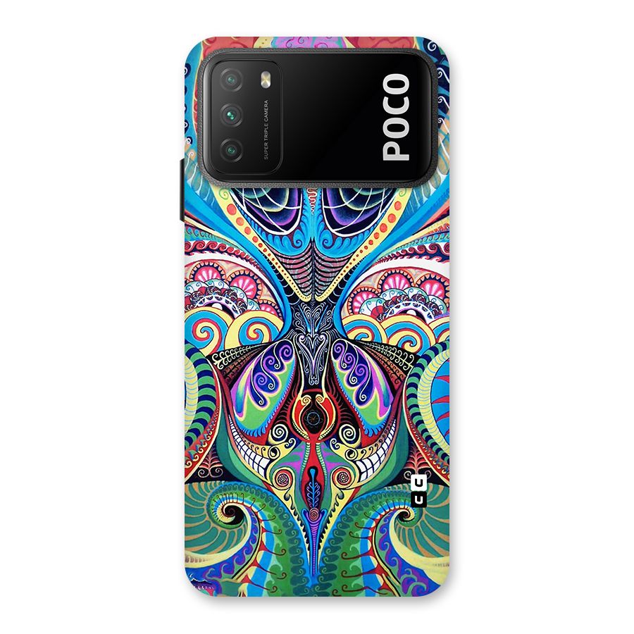 Alien Psychedelic Art Back Case for Poco M3