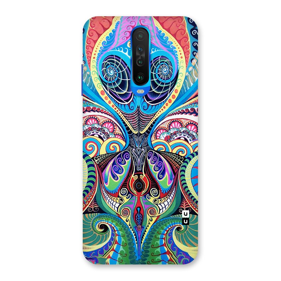 Alien Psychedelic Art Back Case for Poco X2