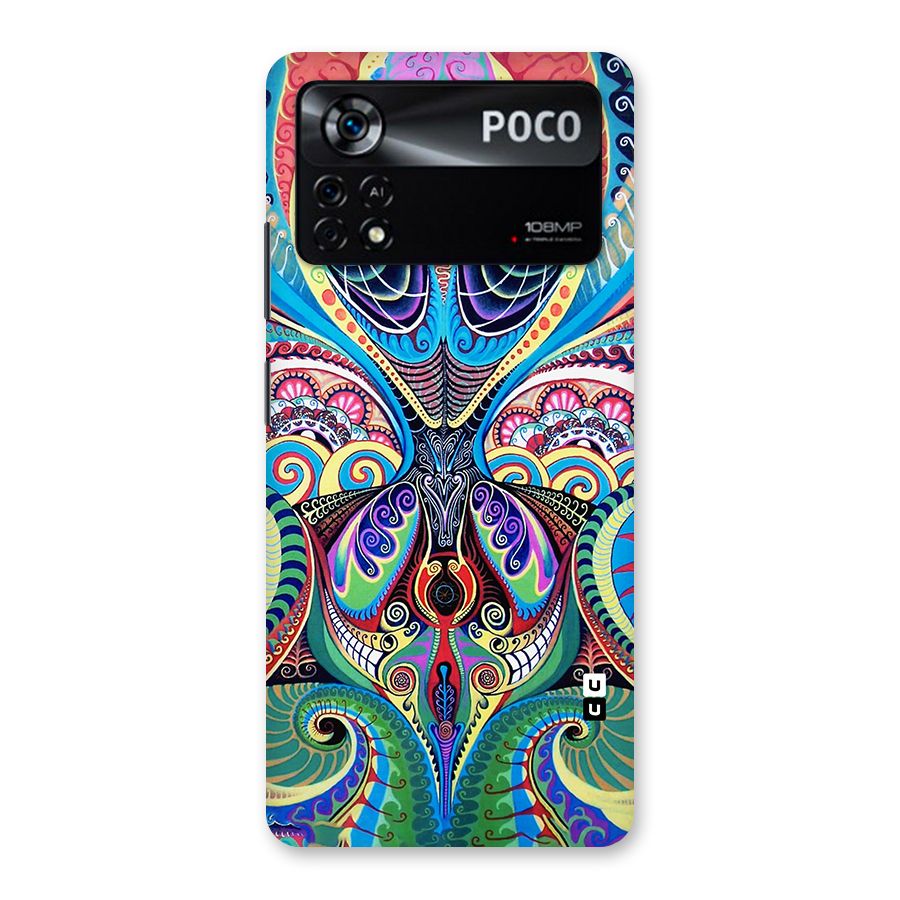 Alien Psychedelic Art Back Case for Poco X4 Pro 5G