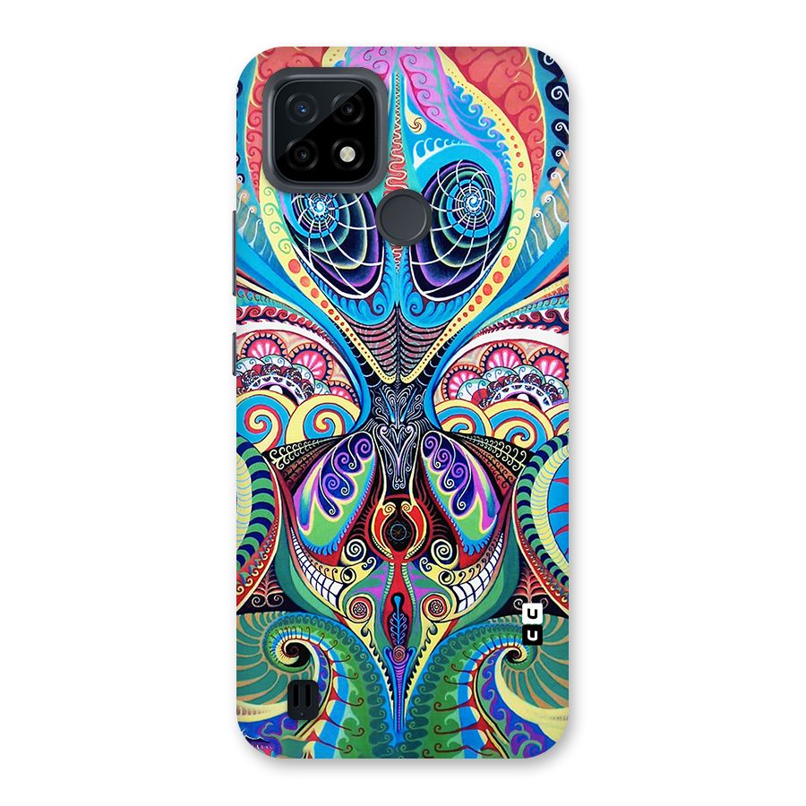 Alien Psychedelic Art Back Case for Realme C21