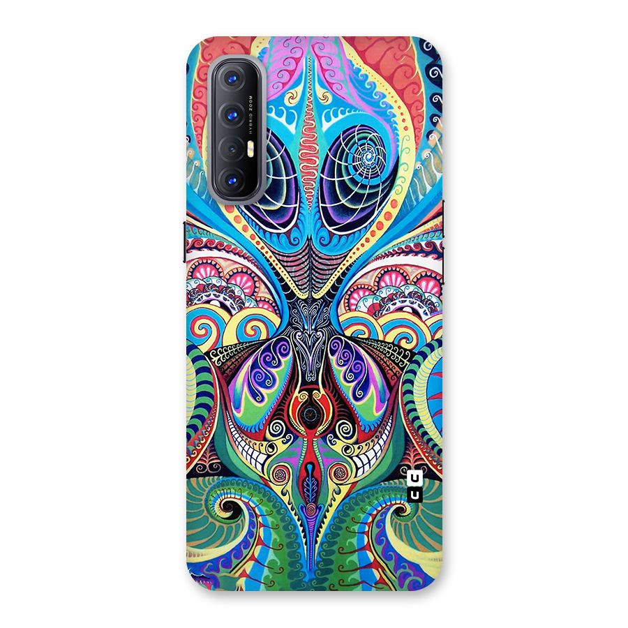 Alien Psychedelic Art Back Case for Reno3 Pro