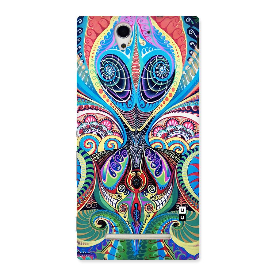 Alien Psychedelic Art Back Case for Sony Xperia C3