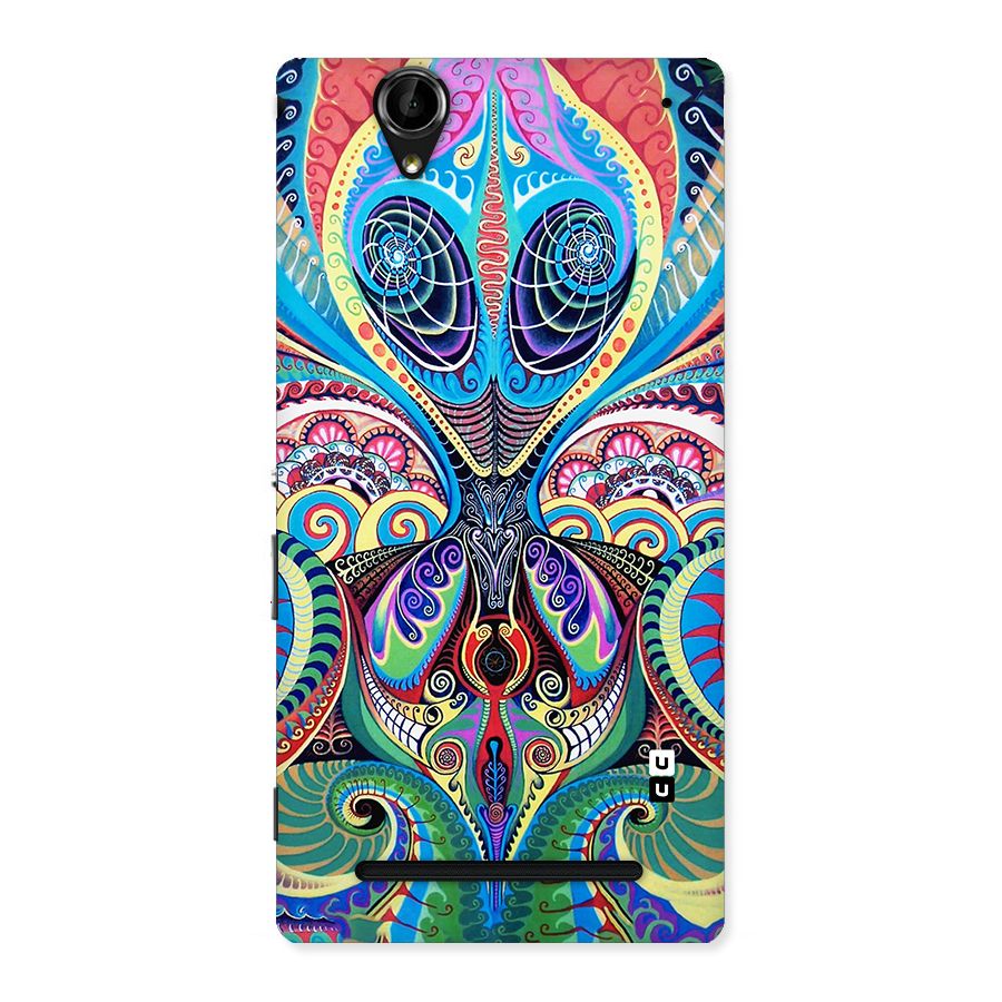 Alien Psychedelic Art Back Case for Sony Xperia T2