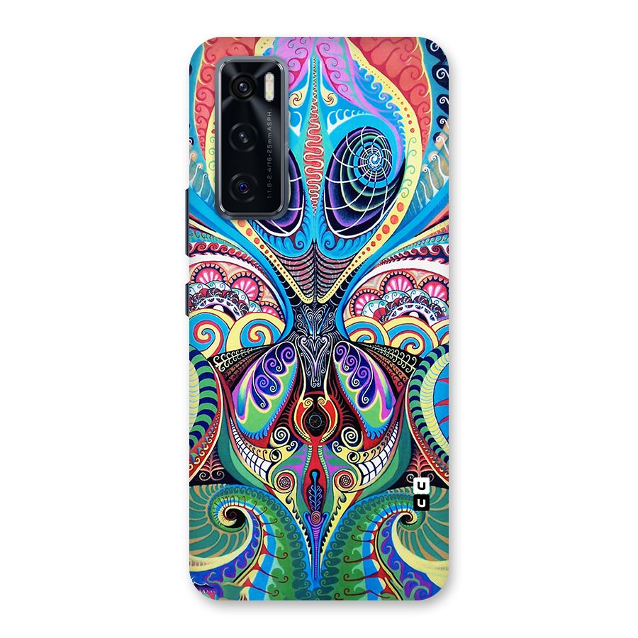 Alien Psychedelic Art Back Case for Vivo V20 SE
