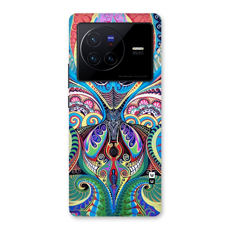 Alien Psychedelic Art Back Case for Vivo X80