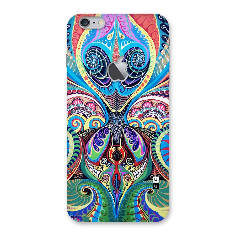 Alien Psychedelic Art Back Case for iPhone 6 Plus 6S Plus Logo Cut