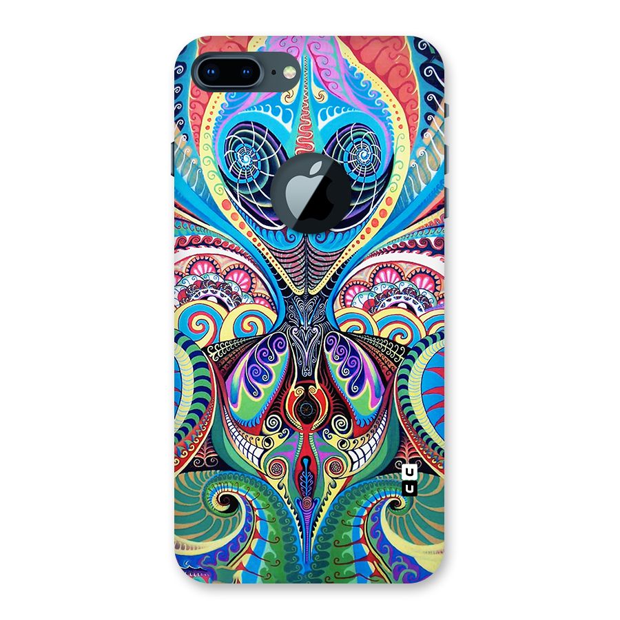 Alien Psychedelic Art Back Case for iPhone 7 Plus Logo Cut
