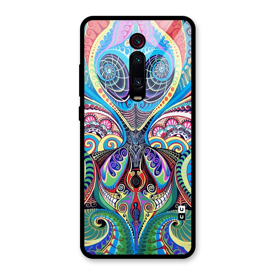 Alien Psychedelic Art Glass Back Case for Redmi K20 Pro