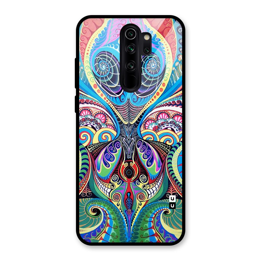 Alien Psychedelic Art Glass Back Case for Redmi Note 8 Pro