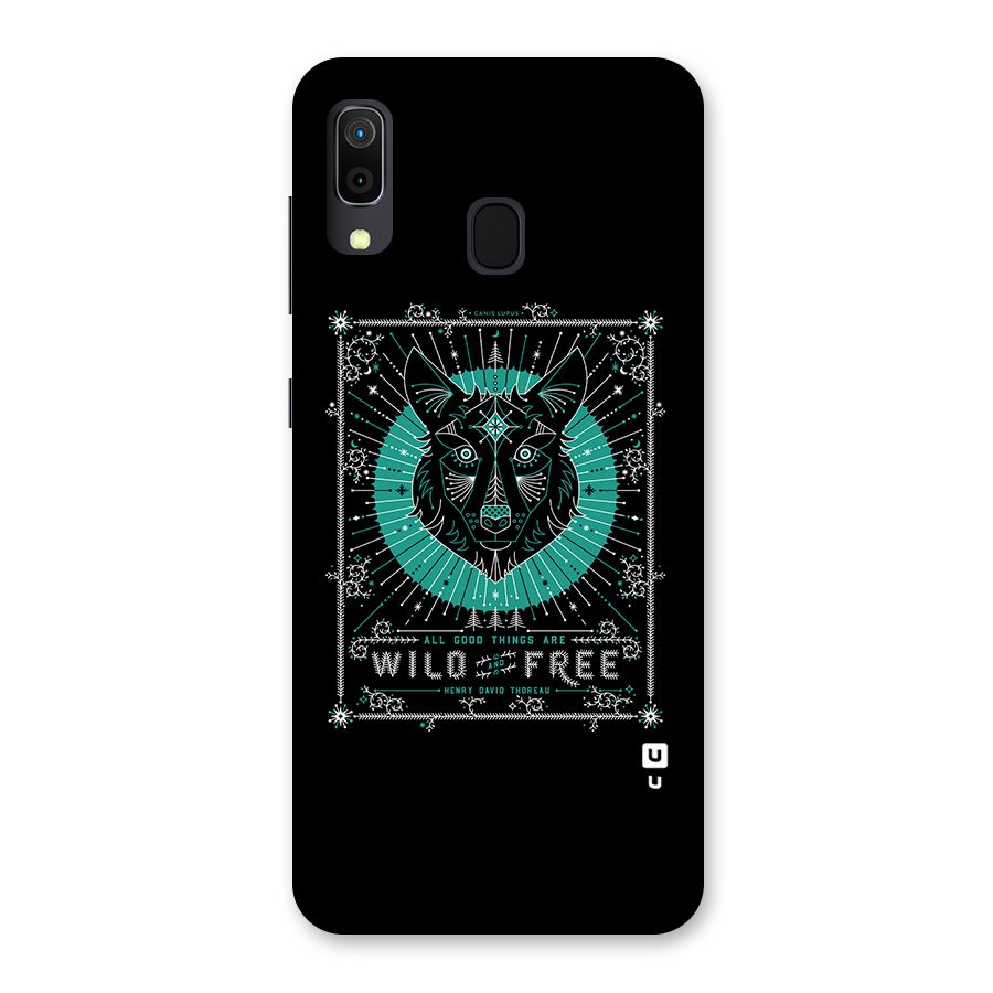 All Good Things Wild and Free Back Case for Galaxy A20