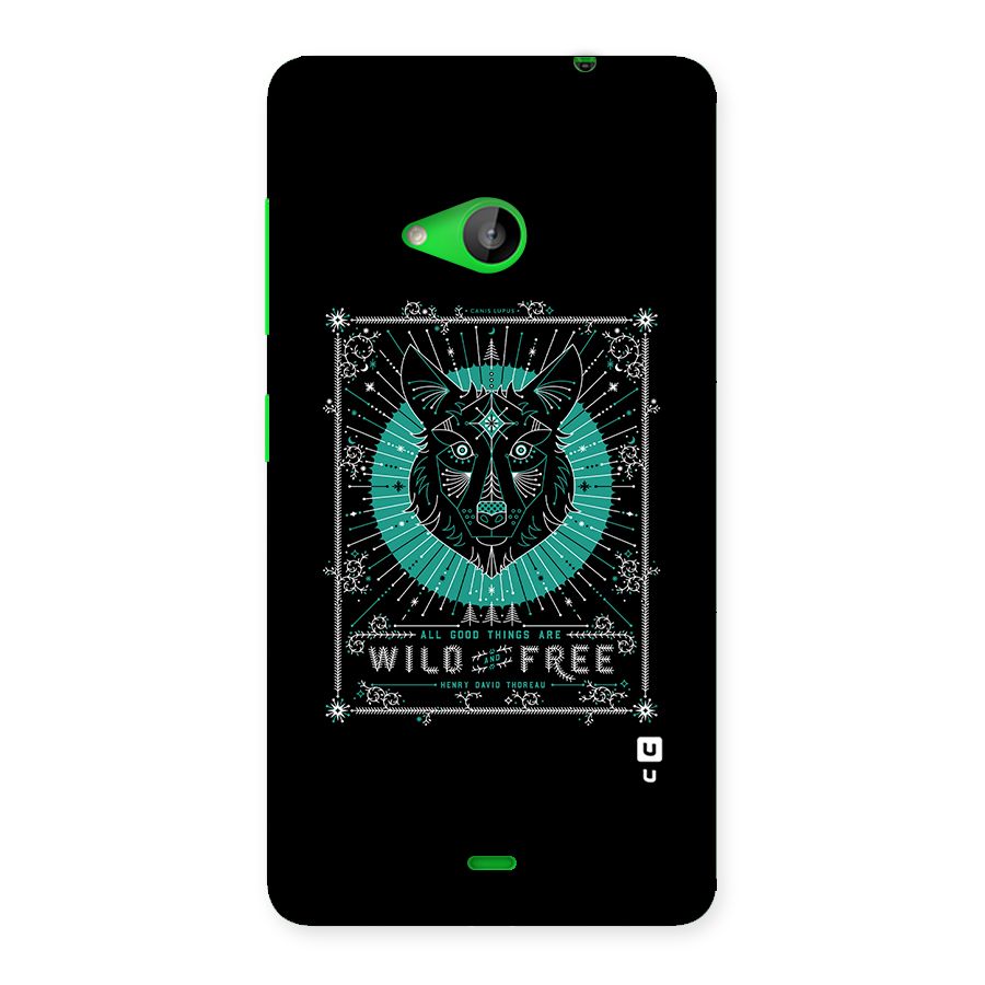 All Good Things Wild and Free Back Case for Lumia 535