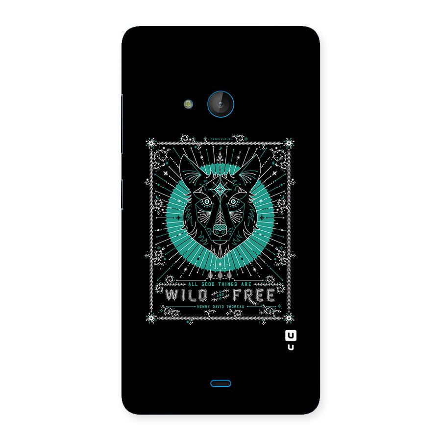 All Good Things Wild and Free Back Case for Lumia 540