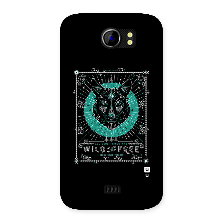 All Good Things Wild and Free Back Case for Micromax Canvas 2 A110
