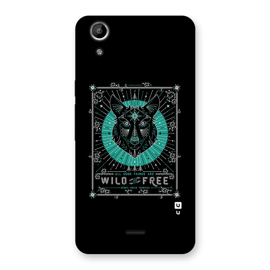 All Good Things Wild and Free Back Case for Micromax Canvas Selfie Lens Q345