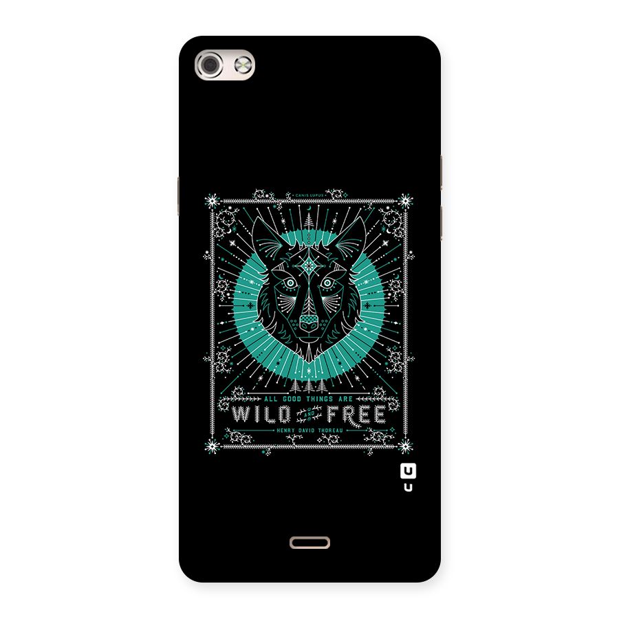 All Good Things Wild and Free Back Case for Micromax Canvas Silver 5