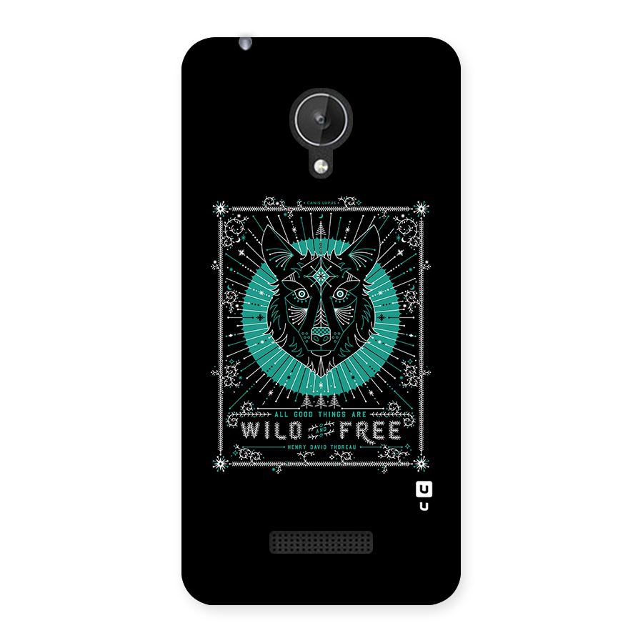 All Good Things Wild and Free Back Case for Micromax Canvas Spark Q380