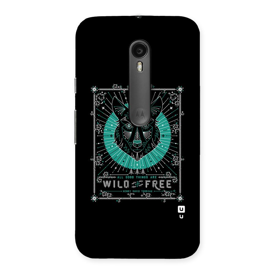 All Good Things Wild and Free Back Case for Moto G3