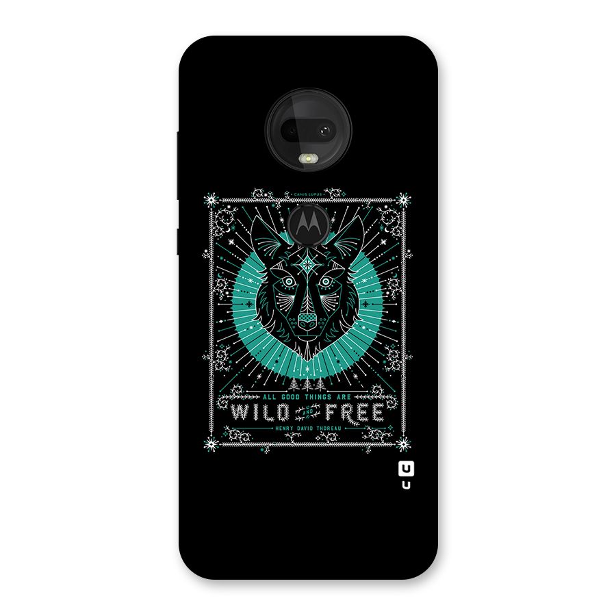 All Good Things Wild and Free Back Case for Moto G7