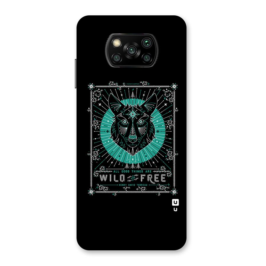 All Good Things Wild and Free Back Case for Poco X3