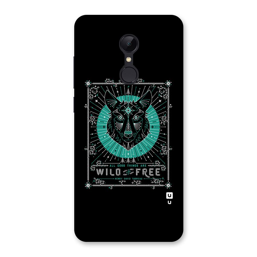 All Good Things Wild and Free Back Case for Redmi 5