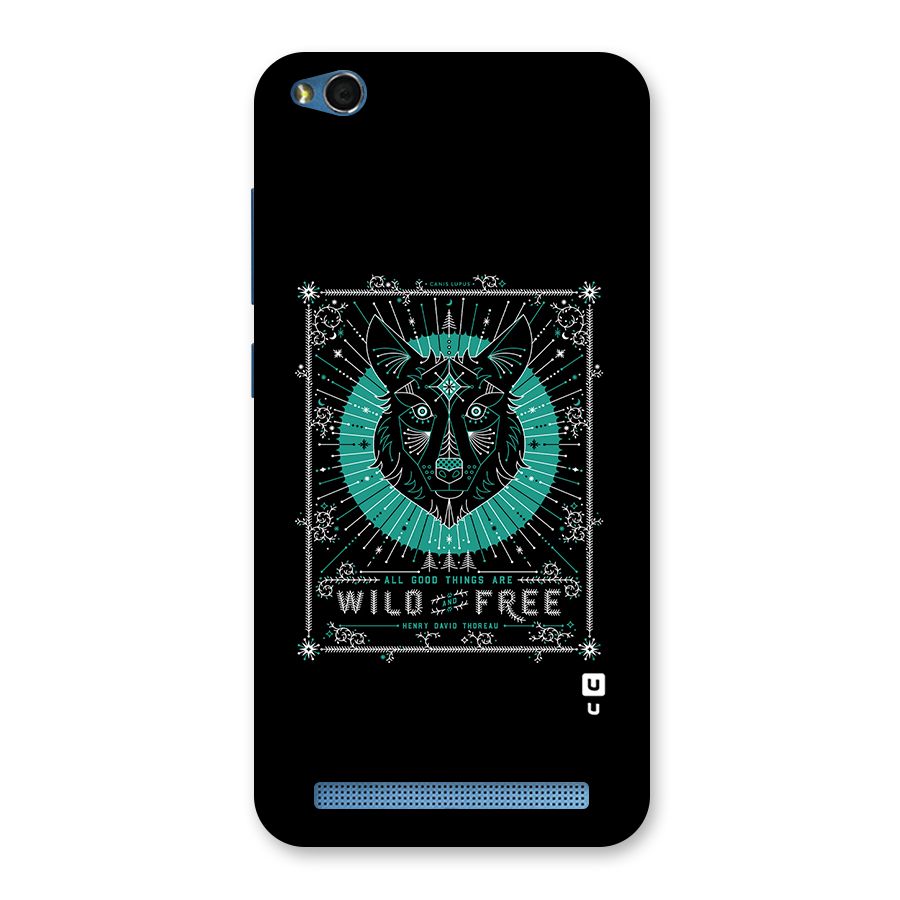 All Good Things Wild and Free Back Case for Redmi 5A