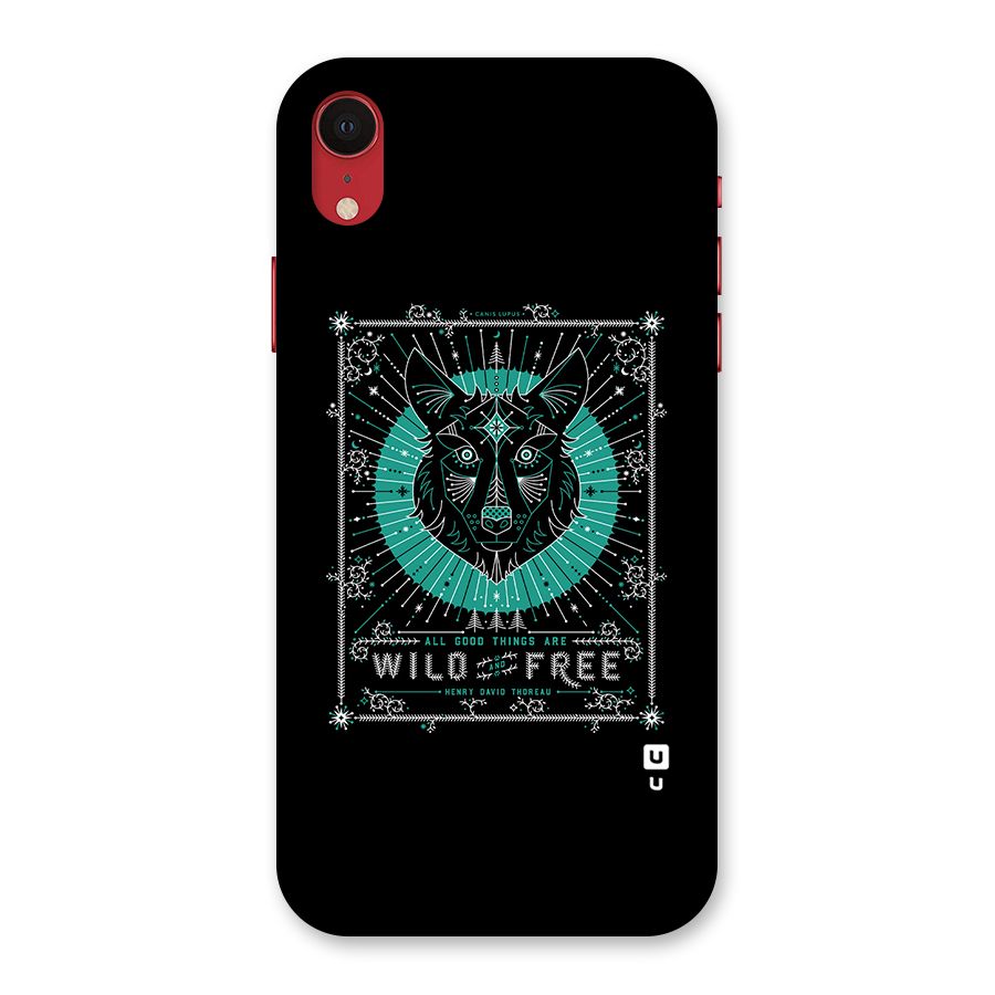 All Good Things Wild and Free Back Case for iPhone XR