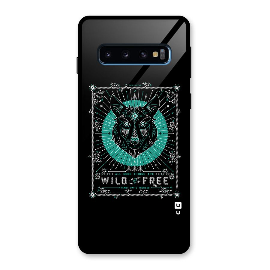 All Good Things Wild and Free Glass Back Case for Galaxy S10