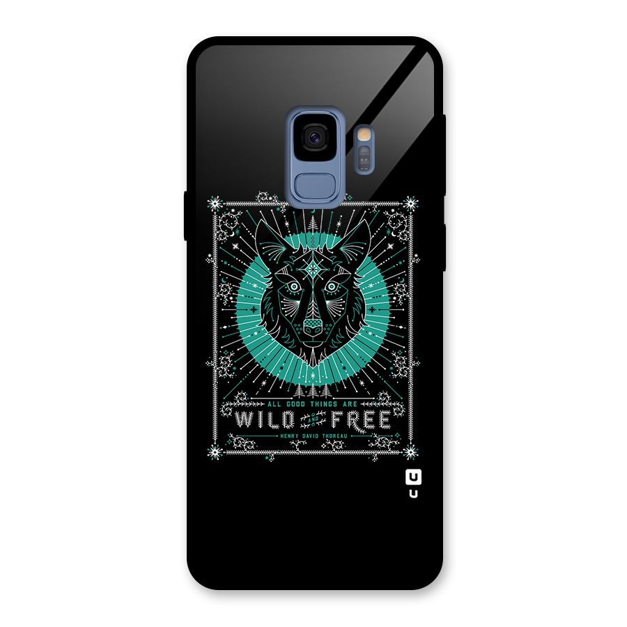 All Good Things Wild and Free Glass Back Case for Galaxy S9