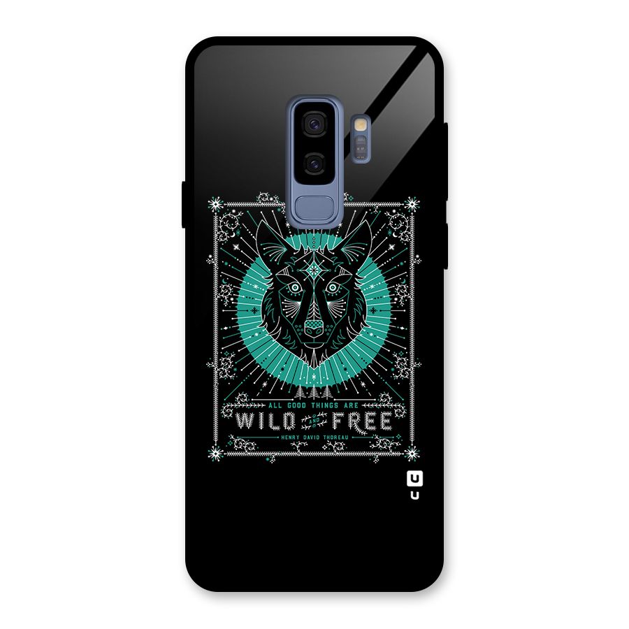 All Good Things Wild and Free Glass Back Case for Galaxy S9 Plus