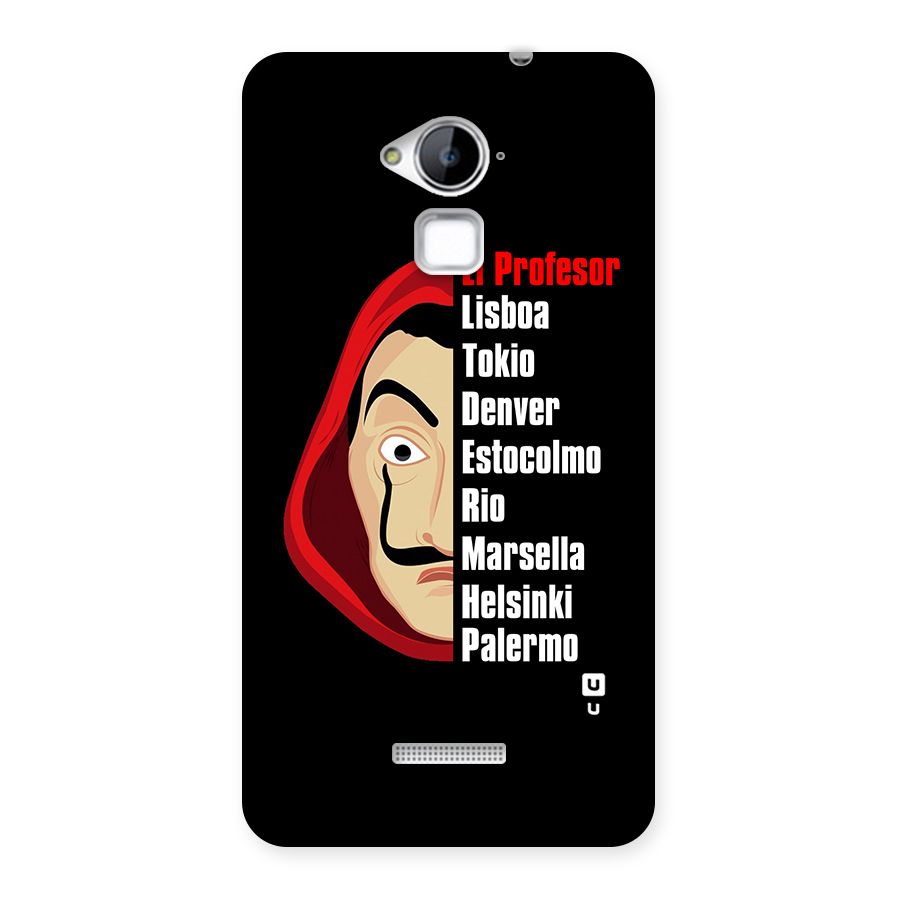 All Members Money Heist Back Case for Coolpad Note 3