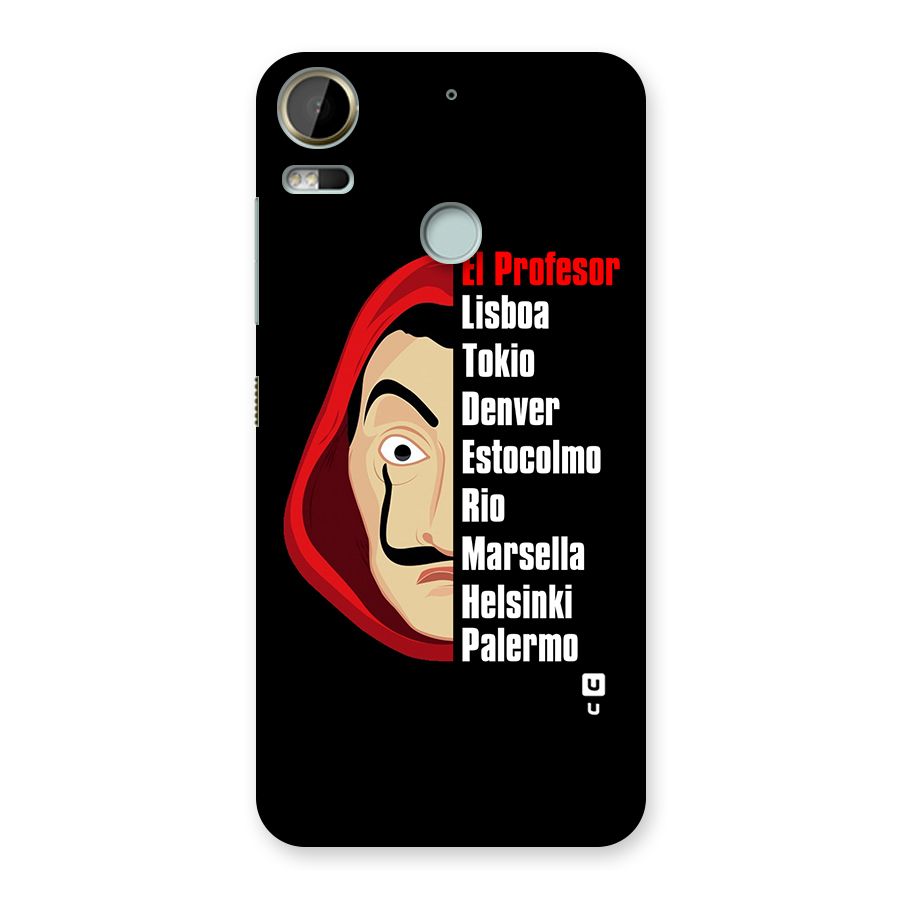All Members Money Heist Back Case for Desire 10 Pro