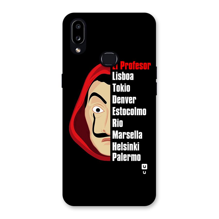 All Members Money Heist Back Case for Galaxy A10s