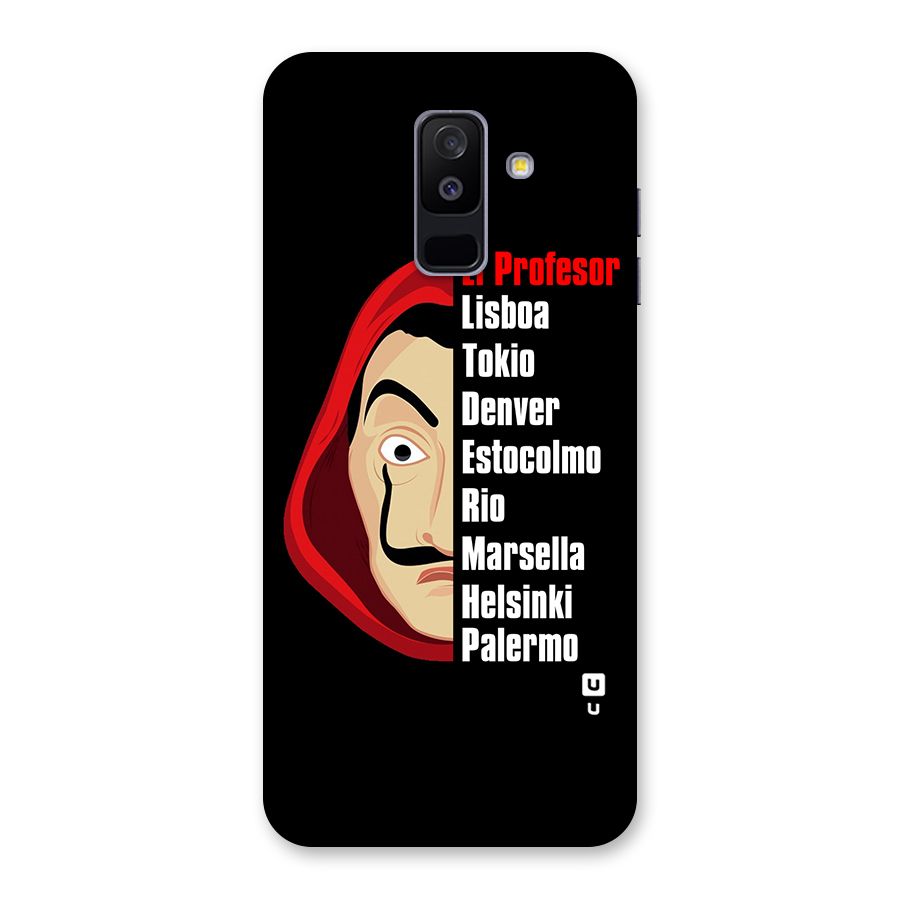 All Members Money Heist Back Case for Galaxy A6 Plus