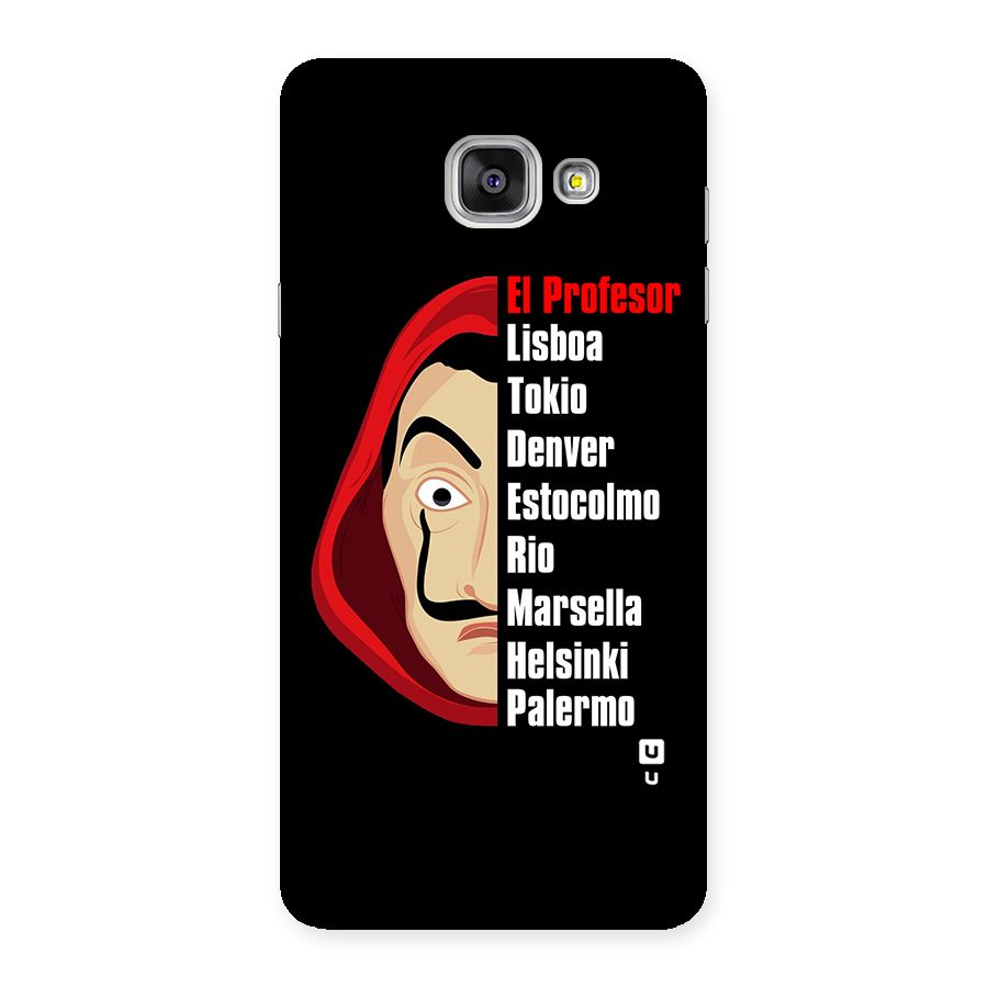 All Members Money Heist Back Case for Galaxy A7 2016